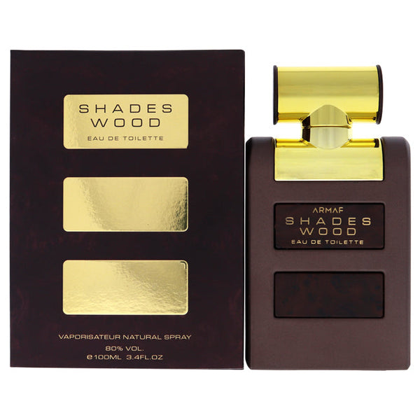 Armaf Shades Wood by Armaf for Men - 3.4 oz EDT Spray