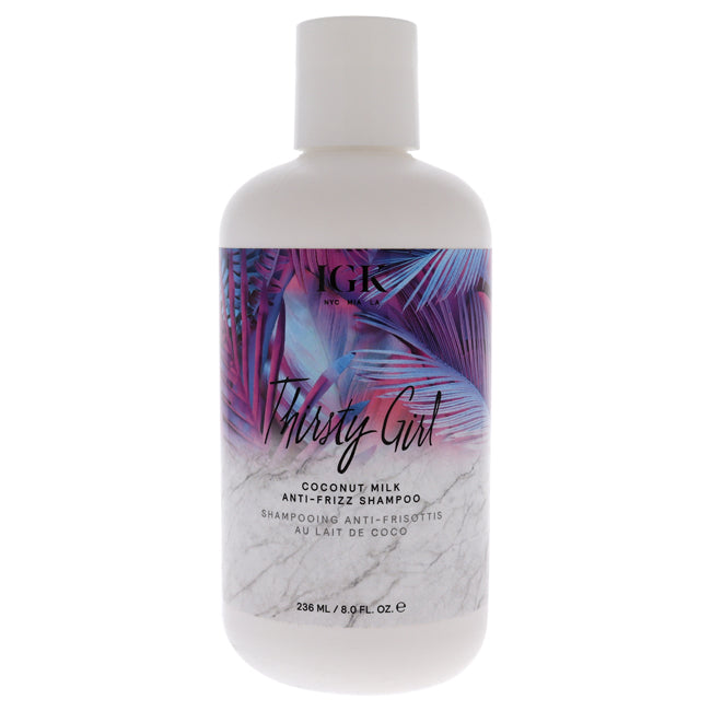 IGK Thirsty Girl Coconut Milk Anti-Frizz Shampoo by IGK for Unisex - 8 oz Shampoo