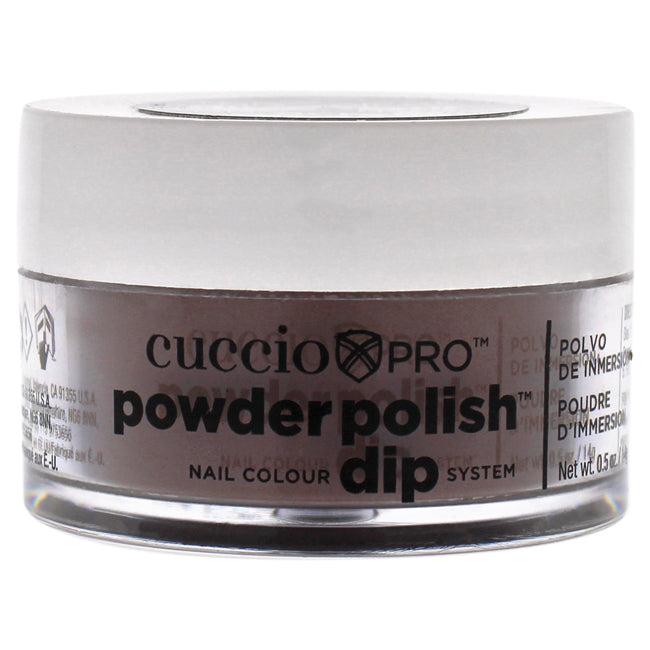 Cuccio Pro Powder Polish Nail Colour Dip System - Brownie Points by Cuccio for Women - 0.5 oz Nail Powder