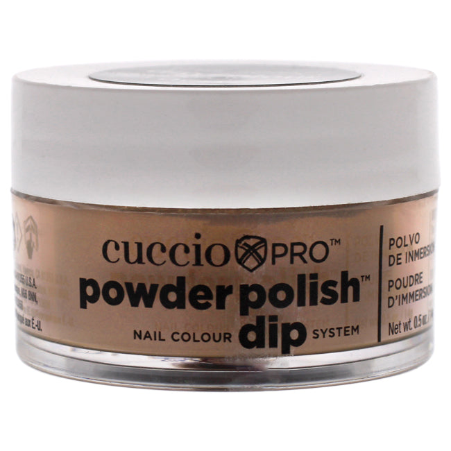 Cuccio Pro Powder Polish Nail Colour Dip System - Caramel Kisses by Cuccio for Women - 0.5 oz Nail Powder