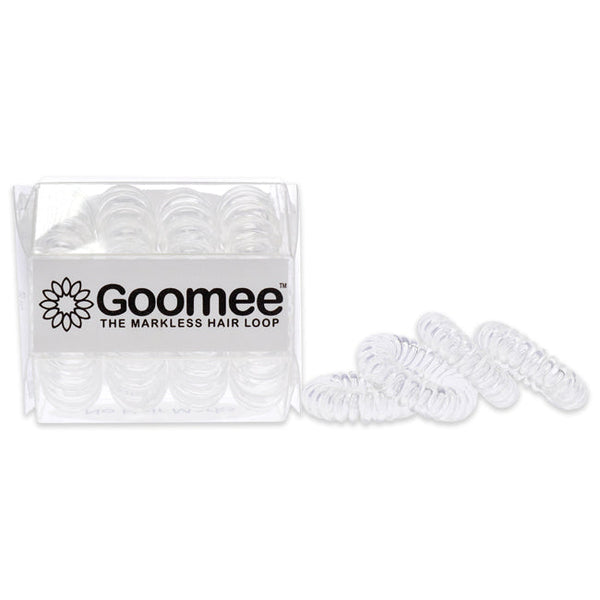 Goomee The Markless Hair Loop Set - Diamond Clear by Goomee for Women - 4 Pc Hair Tie