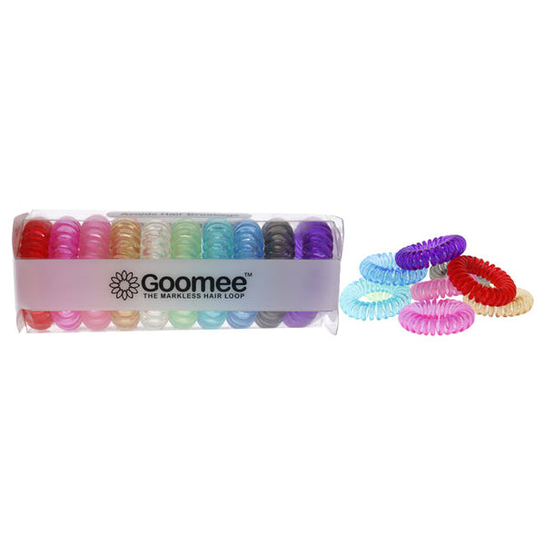 Goomee The Markless Hair Loop Set - Jelly Collection by Goomee for Women - 10 Pc Hair Tie