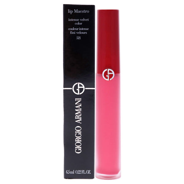 Giorgio Armani Lip Maestro Intense Velvet Color - 521 Peony by Giorgio Armani for Women - 0.22 oz Lipstick