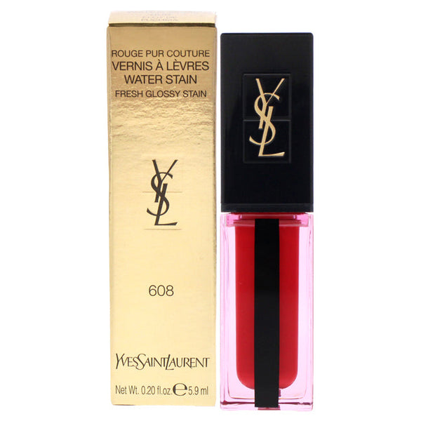Yves Saint Laurent Water Stain Lip Stain - 608 Flot de Fuchsia by Yves Saint Laurent for Women - 0.2 oz Lip Gloss