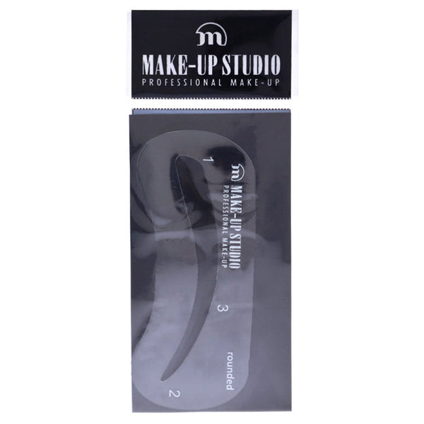 Make-Up Studio Brow Stencil Rounded by Make-Up Studio for Women - 1 Pc Eyebrow Stencil