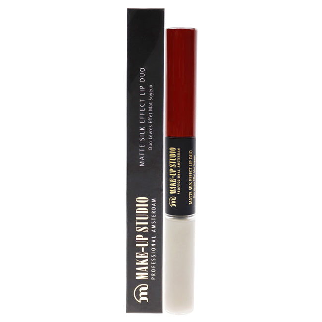 Make-Up Studio Matte Silk Effect Lip Duo - Sincerely Red by Make-Up Studio for Women - 2 x 0.1 oz Lipstick