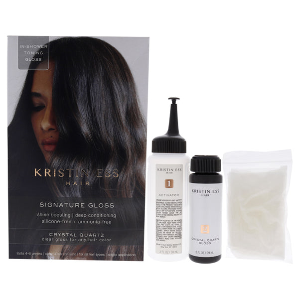 Kristin Ess Signature Hair Gloss - Crystal Quartz - Clear Gloss by Kristin Ess for Unisex -1 Application Hair Color