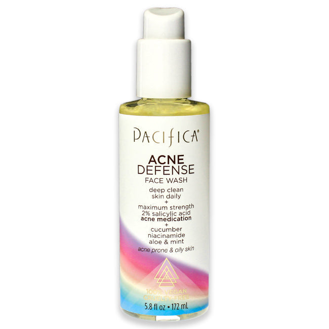 Pacifica Acne Defense Face Wash by Pacifica for Unisex - 5.8 oz Cleanser