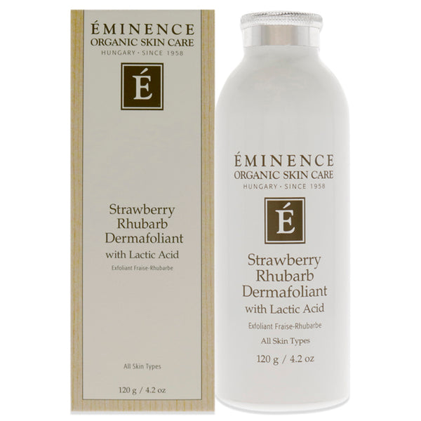 Eminence Strawberry Rhubarb Dermafoliant With Lactic Acid by Eminence for Unisex - 4.2 oz Exfoliator