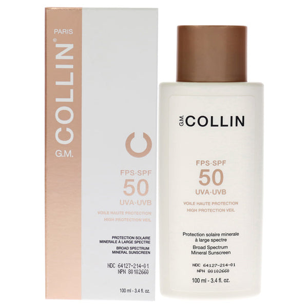 G.M. Collin High Protection Veil SPF 50 by G.M. Collin for Unisex - 3.4 oz Sunscreen