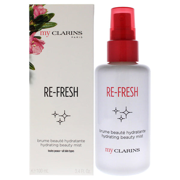 Clarins My Clarins Re-Fresh Hydrating Beauty Mist by Clarins for Women - 3.4 oz Mist