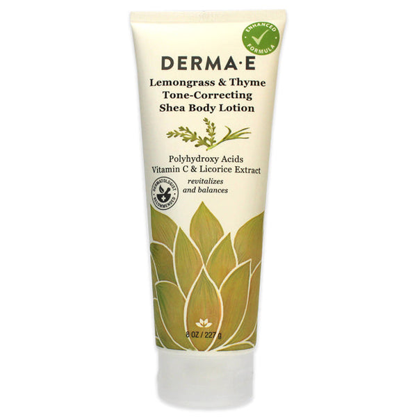 Derma-E Tone-Correcting Shea Body Lotion - Lemongrass and Thyme by Derma-E for Unisex - 8 oz Body Lotion