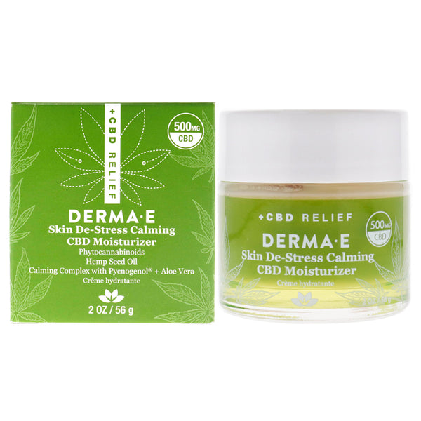 Derma E Skin De-Stress Calming CBD Moisturizer by Derma-E for Unisex - 2 oz Moisturizer