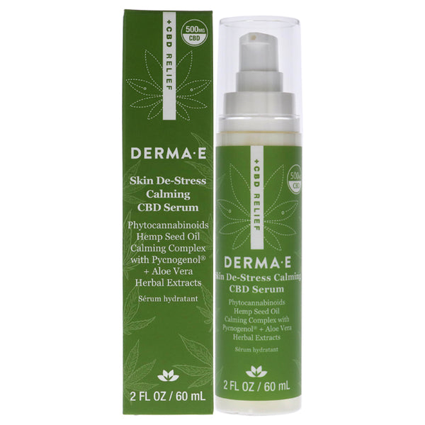 Derma E Skin De-Stress Calming CBD Serum by Derma-E for Unisex - 2 oz Serum