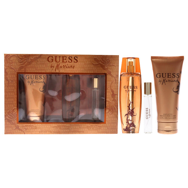 Guess Guess by Marciano by Guess for Women - 3 Pc Gift Set 3.4oz EDP Spray, 0.5oz Travel Spray, 6.7oz Body Lotion