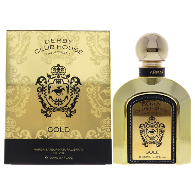 Armaf Derby Club House Gold by Armaf for Men - 3.4 oz EDT Spray