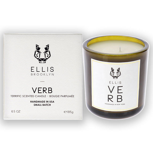 Ellis Brooklyn Terrific Scented Candle - Verb by Ellis Brooklyn for Unisex - 6.5 oz Candle