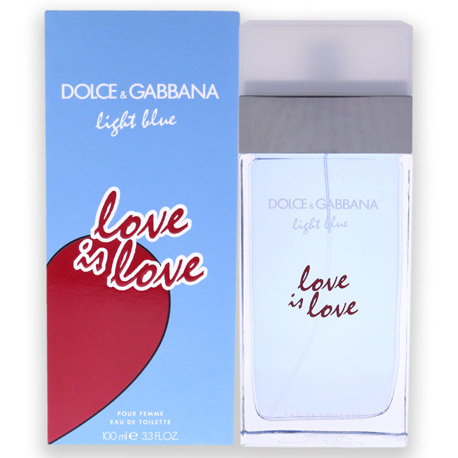 Dolce and Gabbana Light Blue Love Is Love by Dolce and Gabbana for Women - 3.3 oz EDT Spray