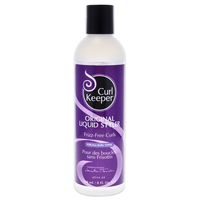 Curl Keeper Original Liquid Styler Frizz-Free Curls by Curl Keeper for Unisex - 8 oz Oil