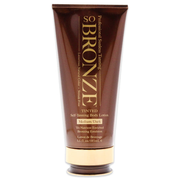 Hempz SoBronze Sunless Tanning Body Lotion - Medium to Dark by Hempz for Unisex - 5.5 oz Bronzer