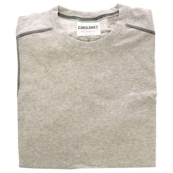 Bamboo Sleeveless T-Shirt - Light Grey by Cariloha for Men - 1 Pc T-Shirt (M)