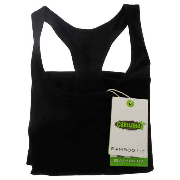 Bamboo Racerback Tank - Black by Cariloha for Women - 1 Pc Tank Top (XL)