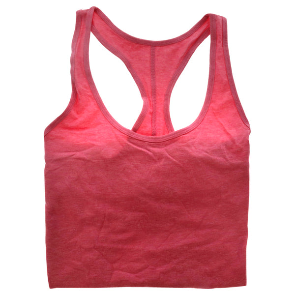 Bamboo Racerback Tank - Hibiscus Coral Heather by Cariloha for Women - 1 Pc Tank Top (XL)