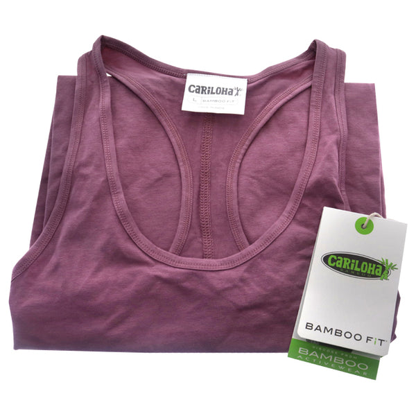 Bamboo Racerback Tank - Rosewater by Cariloha for Women - 1 Pc Tank Top (L)