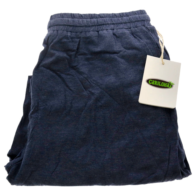 Bamboo Sleep Shorts - Indigo Heather by Cariloha for Men - 1 Pc Short (S)