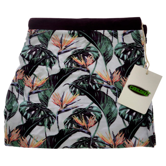 Bamboo Sleep Shorts - Birds of Paradise by Cariloha for Women - 1 Pc Shorts (L)