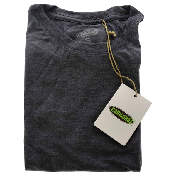Bamboo Crew Tee - Navy Heather by Cariloha for Women - 1 Pc T-Shirt (S)