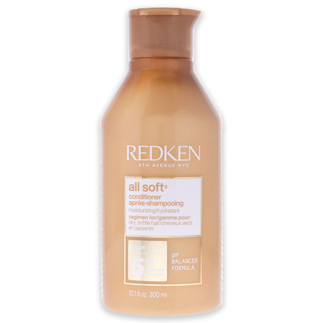 Redken All Soft Conditioner-NP by Redken for Unisex - 10.1 oz Conditioner