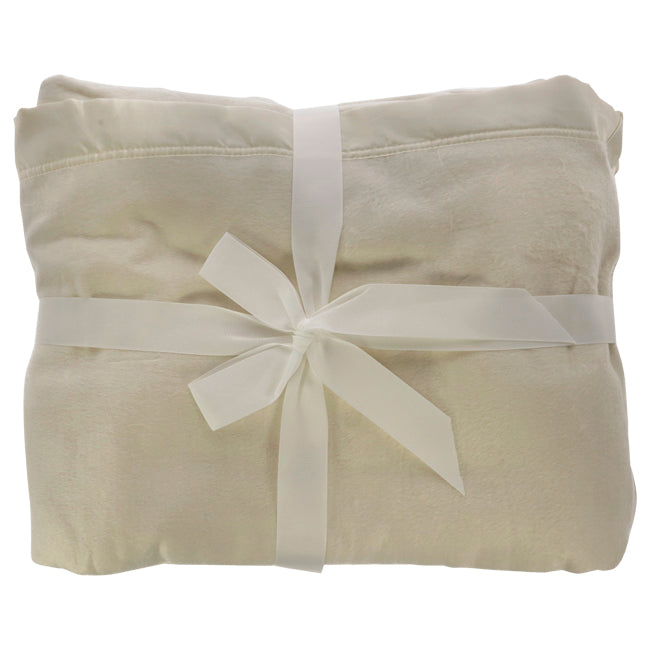 Bamboo Brushed Fleece Blanket - Coconut Milk-Queen by Cariloha for Unisex - 1 Pc Blanket