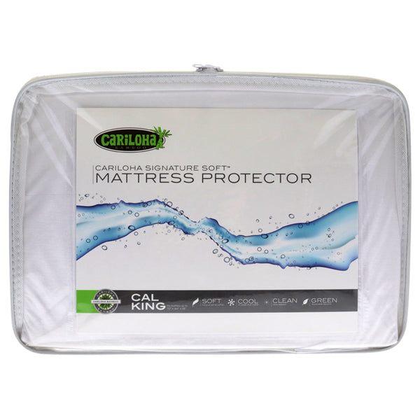 Bamboo Mattress Protector - Cal King by Cariloha for Unisex - 1 Pc Mattress Protector
