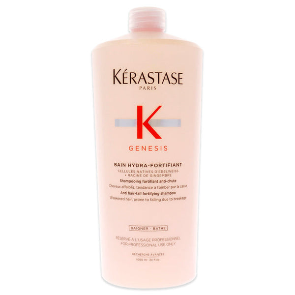 Kerastase Genesis Bain Hydra-Fortifiant Shampoo by Kerastase for Unisex - 34 oz Shampoo