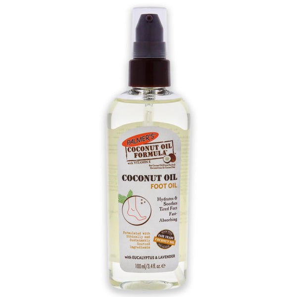 Palmers Coconut Oil Foot Oil by Palmers for Unisex - 3.4 oz Oil