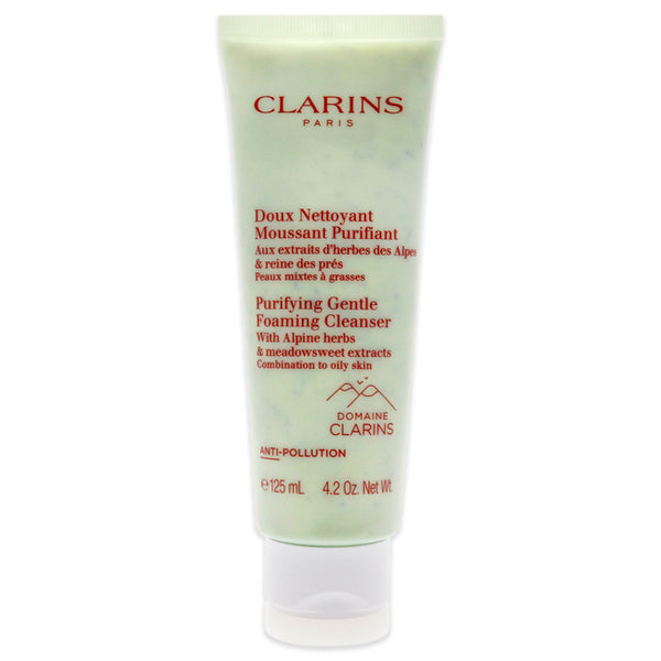 Clarins Purifying Gentle Foaming Cleanser by Clarins for Unisex - 4.2 oz Cleanser