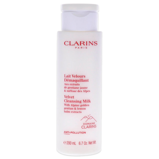 Clarins Velvet Cleansing Milk by Clarins for Women - 6.7 oz Cleanser