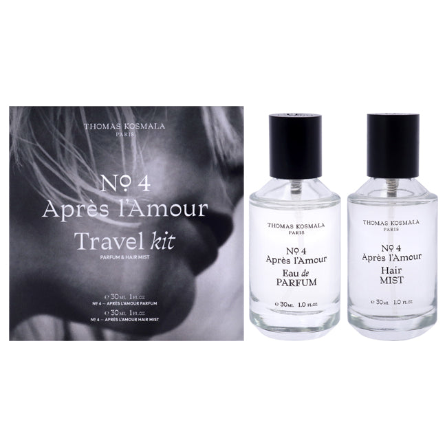 Thomas Kosmala Thomas Kosmala No 4 - Apres LAmour Travel Kit by Thomas Kosmala for Unisex - 2 Pc Gift Set 1oz EDP Spray, 1oz Hair Mist