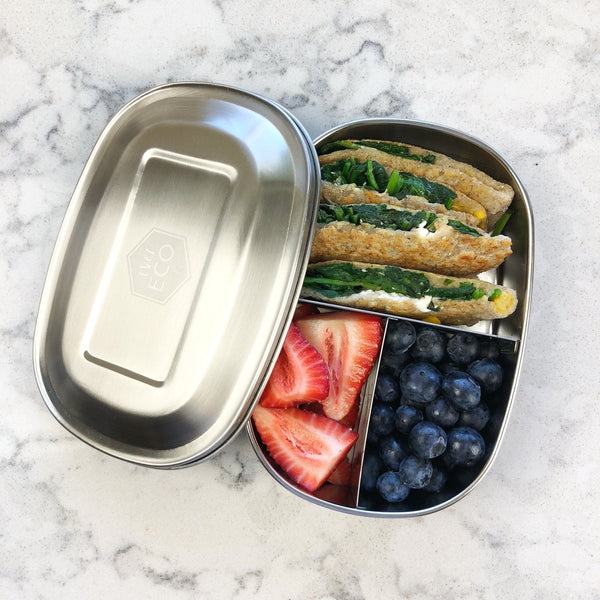 Ever Eco Stainless Steel Bento Snack Box 3 Compartments 580ml