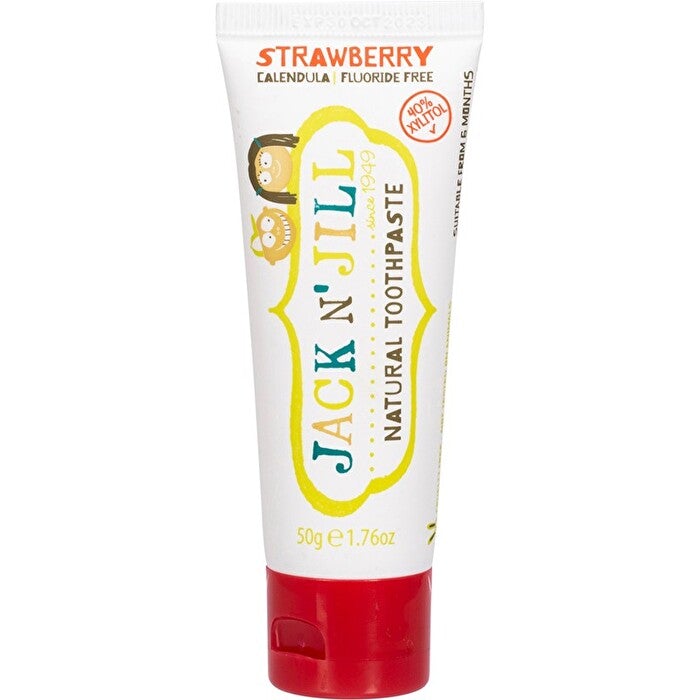 Jack N' Jill Natural Toothpaste with Calendula (Fluoride Free) Strawberry 50g