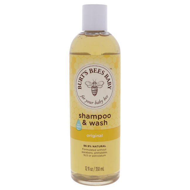 Burts Bees Baby Bee Shampoo and Wash Original by Burts Bees for Kids - 12 oz Shampoo and Body Wash