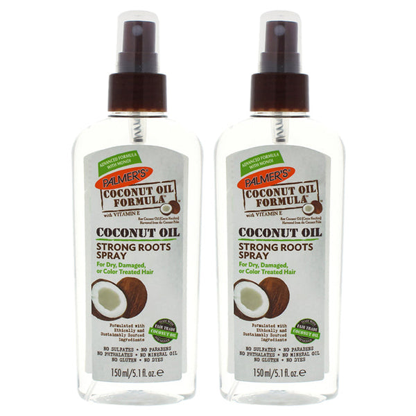 Palmers Coconut Oil Strong Roots Spray - Pack of 2 by Palmers for Unisex - 5.1 oz Hairspray