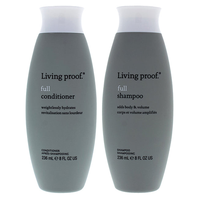 Living Proof Full Shampoo and Conditioner Kit by Living Proof for Unisex - 2 Pc Kit 8oz Shampoo, 8oz Conditioner