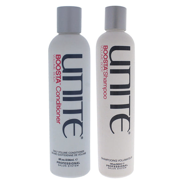 Unite Boosta Shampoo and Conditioner Kit by Unite for Unisex - 2 Pc Kit 10oz Shampoo, 8oz Conditioner
