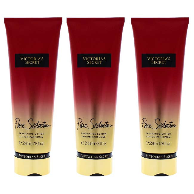 Victoria's Secret Pure Seduction by Victorias Secret for Women - 8 oz Body Lotion - Pack of 3