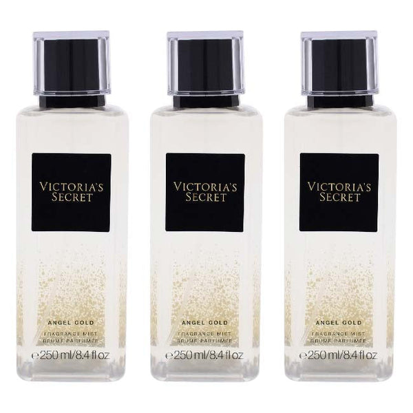 Victorias Secret Gold Angel by Victorias Secret for Women - 8.4 oz Fragrance Mist - Pack of 3