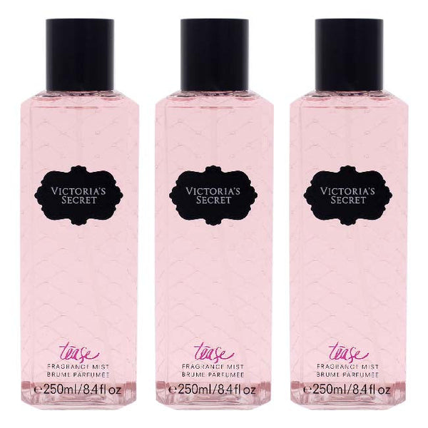 Victoria's Secret Tease by Victorias Secret for Women - 8.4 oz Fragrance Mist - Pack of 3