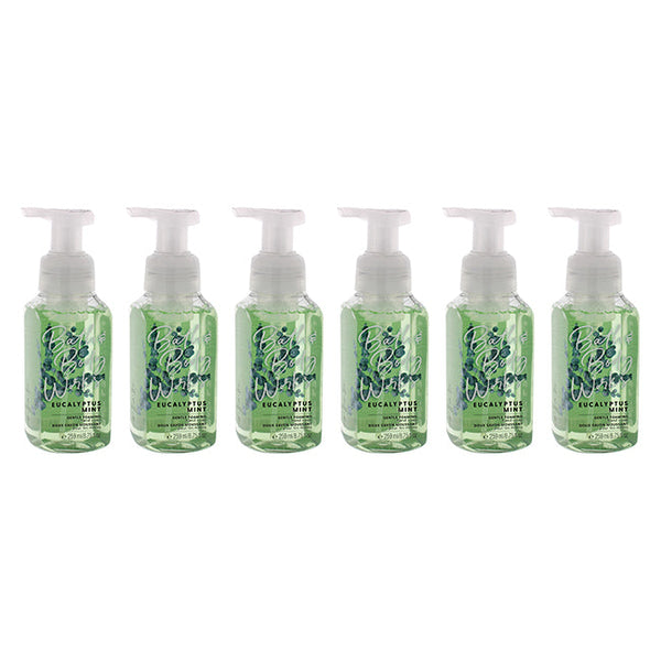 Bath & Body Works Eucalyptus Mint Hand Soap by Bath and Body Works for Unisex - 8.75 oz Soap - Pack of 6