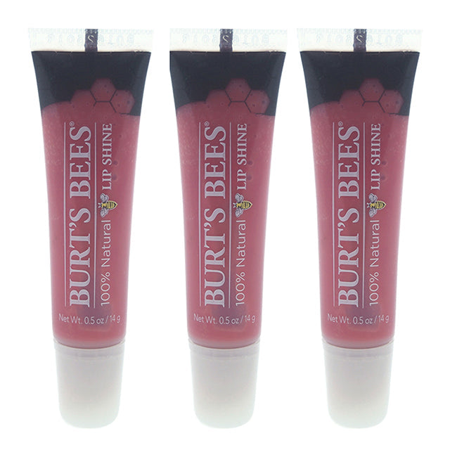 Burts Bees Burts Bees Lip Shine - 020 Blush by Burts Bees for Women - 0.5 oz Lip Gloss - Pack of 3